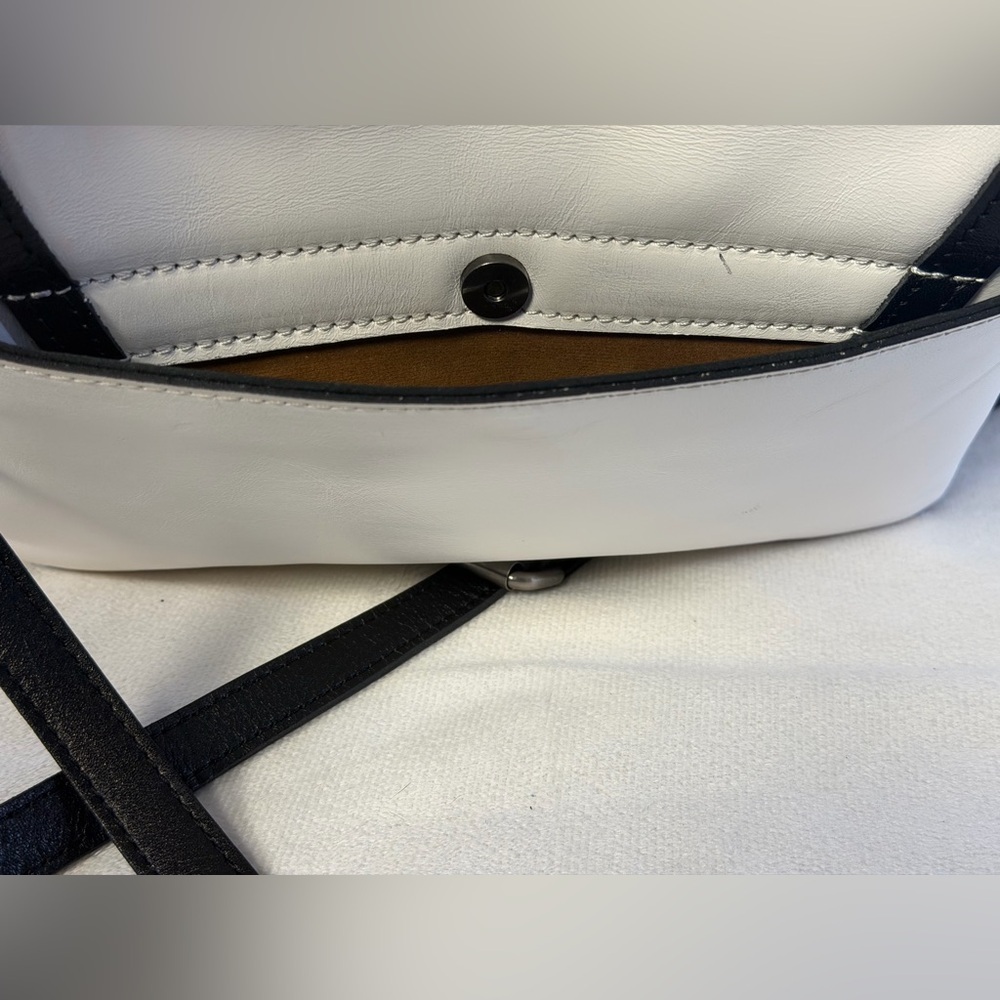 Patricia Nash White and Black Color Block Alimena Crossbody Bag - Picture 7 of 12